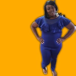 Plus size royal blue jumper ... NEW...